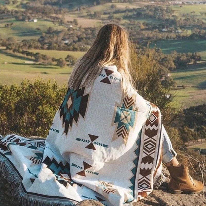 Bohemian Outdoor Beach Picnic Blanket